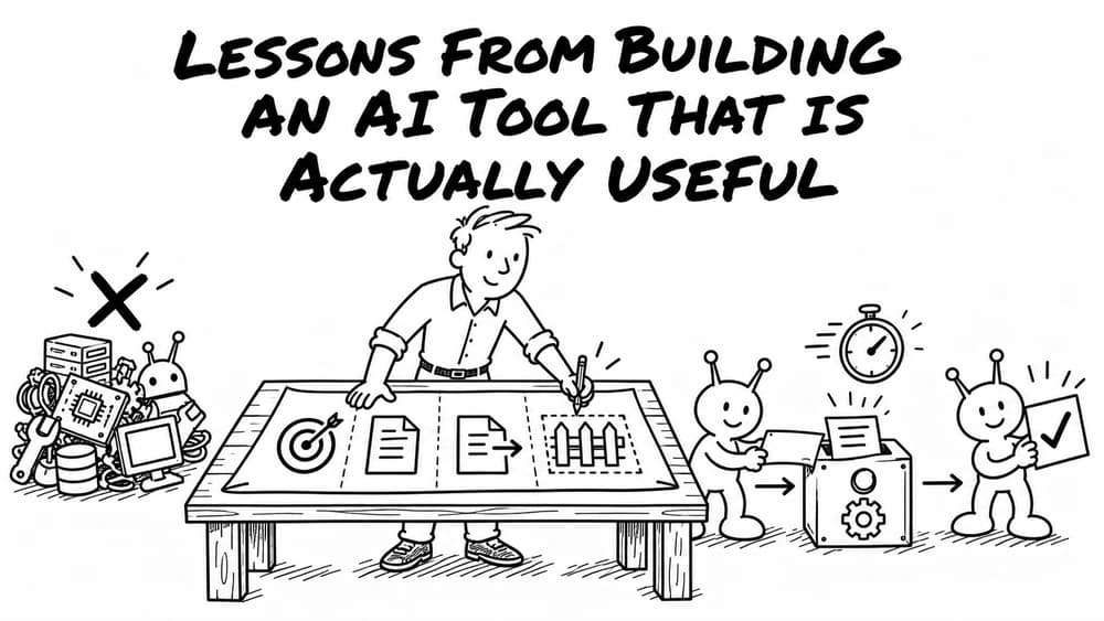 Lessons From Building an AI Tool that is actually useful
